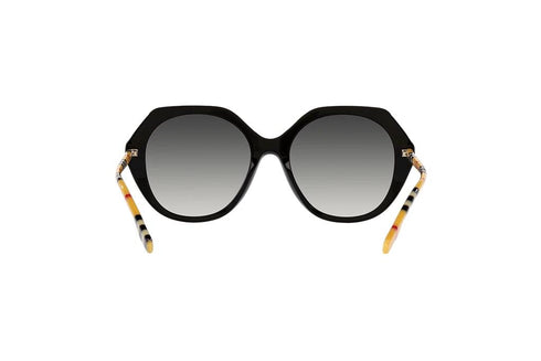 Burberry Women Sunglasses Black W/ Grey Gradient Irregular BE4375F-38538G